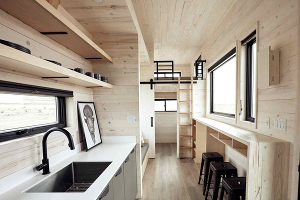 Tiny House Life in Argyle from a Shell Kit